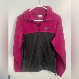 Purple/Black Columbia Fleece